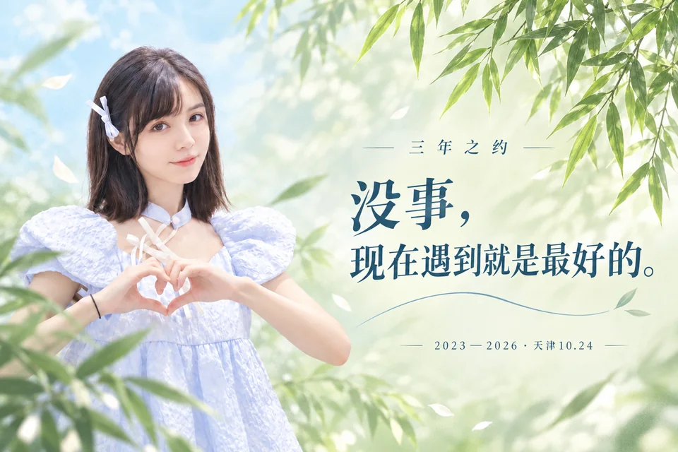 本次见面会签售旗背面
