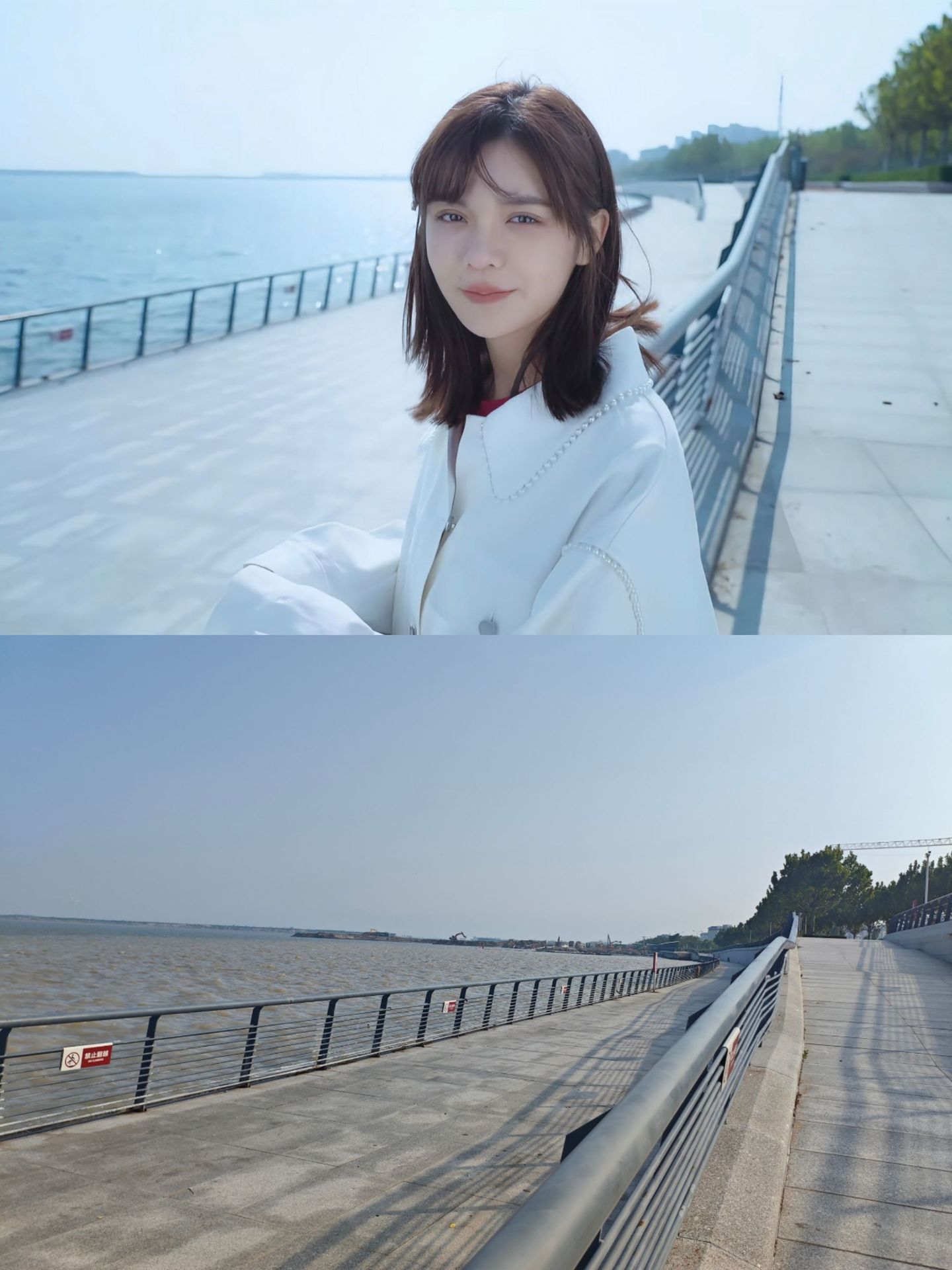 海边栏杆对照